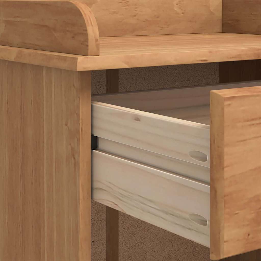 Weinschrank Braun 57 x 37 x 114 cm Massivholz Kiefer