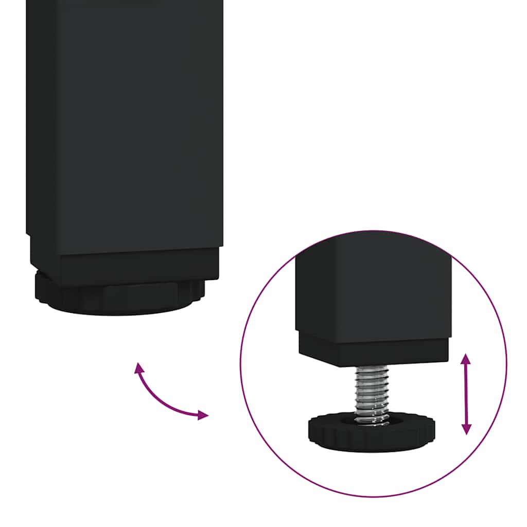 Panier à linge 3 compartiments avec étagère aspect chêne marron