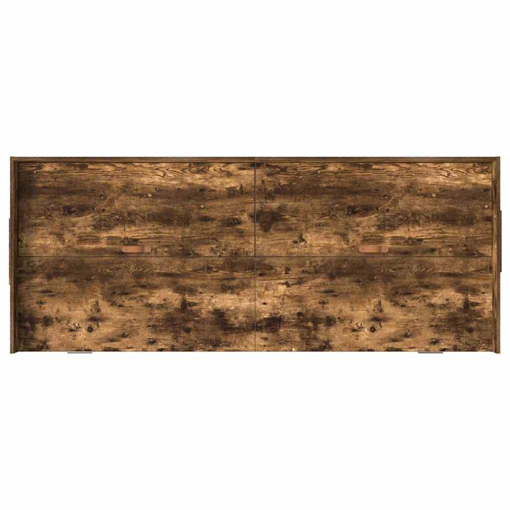 Bett mit Stauraum Altholz 75 x 190 cm Holzwerkstoff