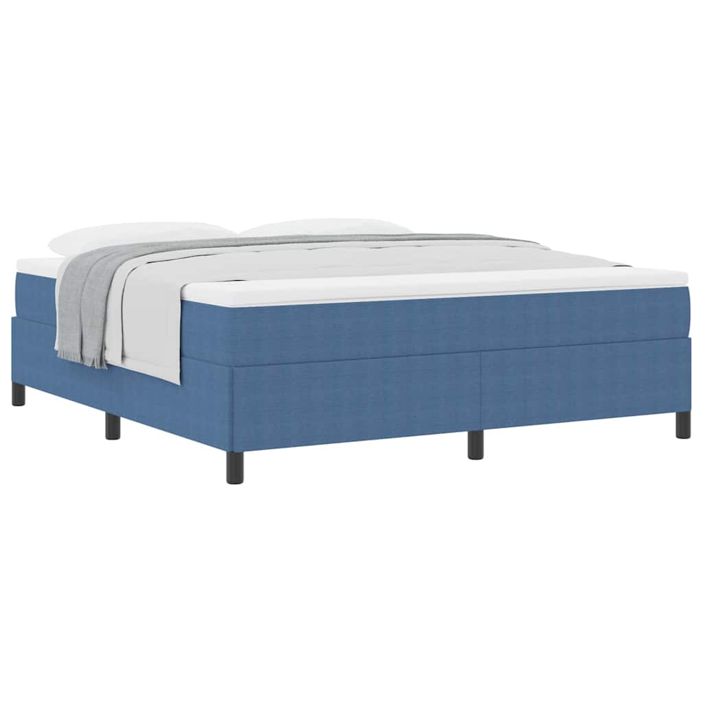 Bettgestell Blau 180 x 200 cm Cordstoff