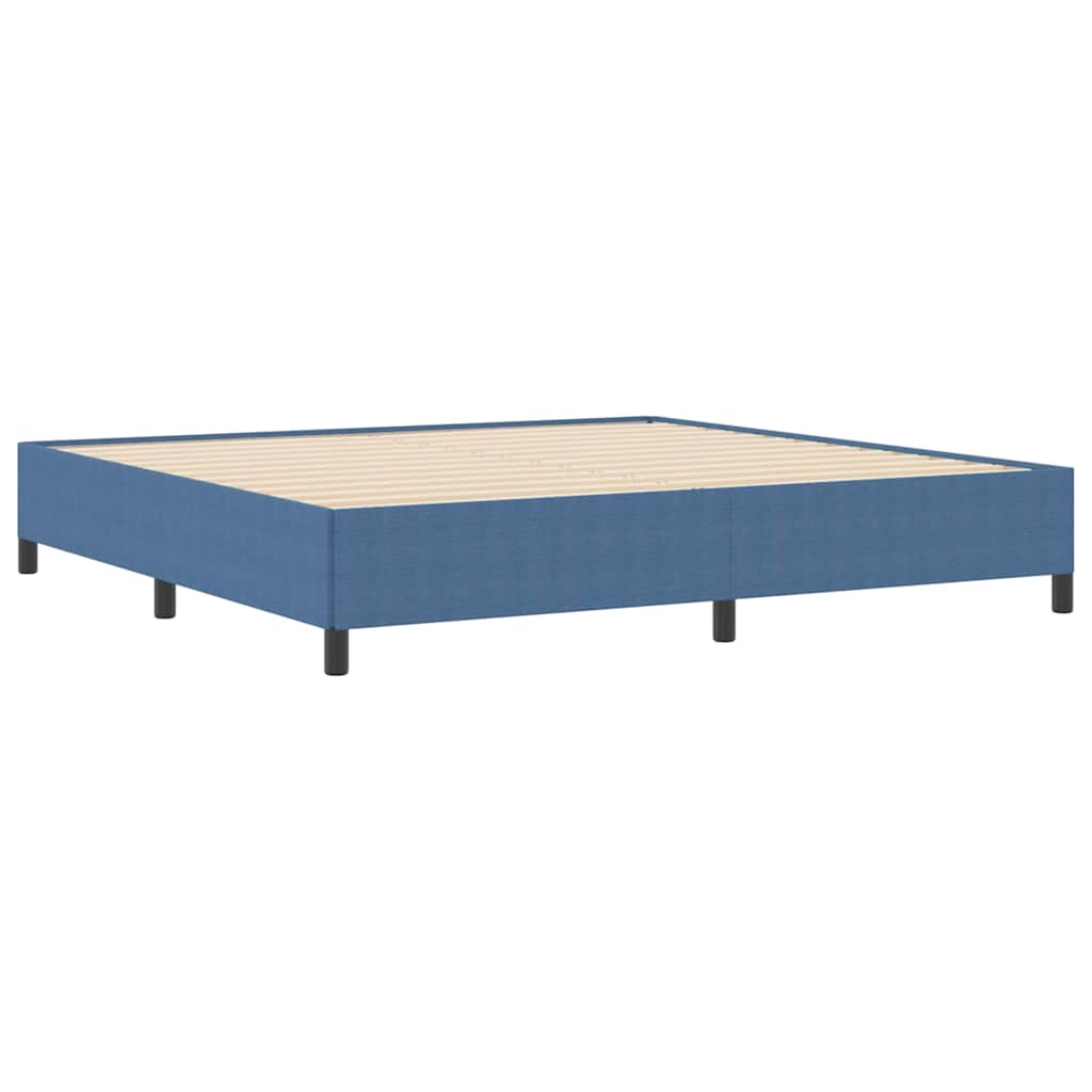 Bettgestell Blau 200 x 200 cm Cordstoff