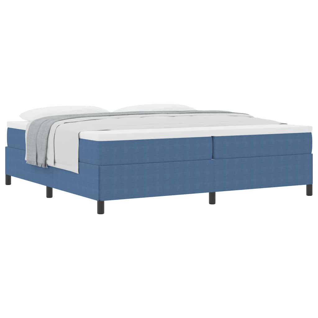 Bettgestell Blau 200 x 200 cm Cordstoff