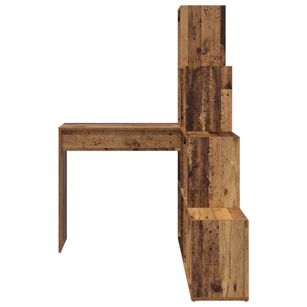 Eckschreibtisch Altholz 101,5 x 149,5 x 149,5 cm Holzwerkstoff