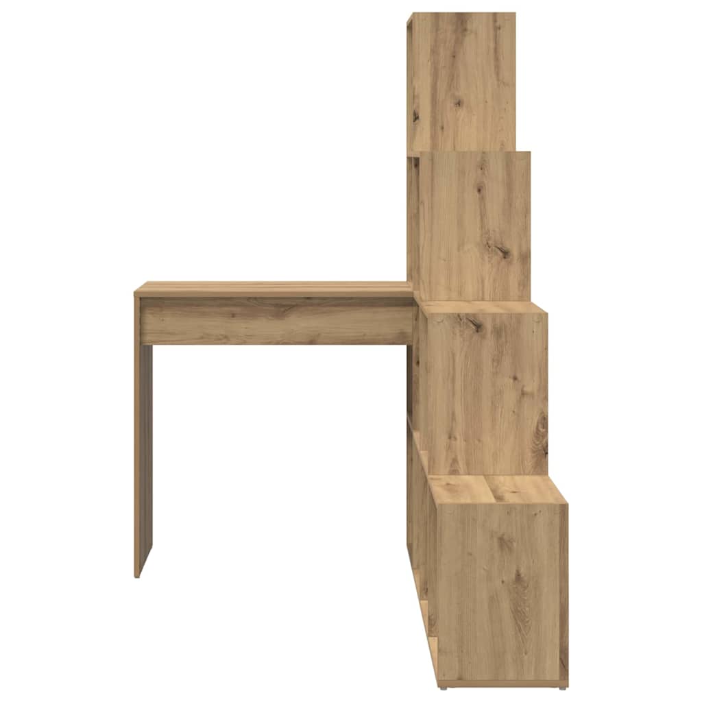 Eckschreibtisch Eiche handwerklich 101,5 x 149,5 x 149,5 cm
