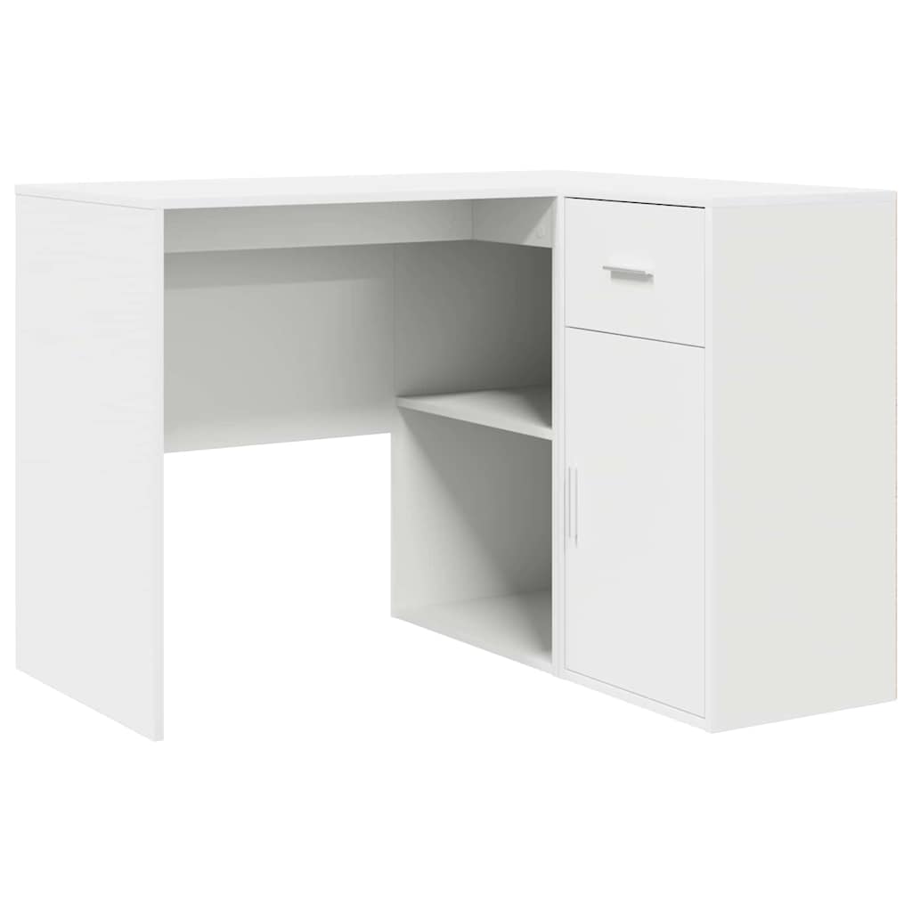 Eckschreibtisch 2 pcs Weiß 102 x 50 x 75 cm Holzwerkstoff