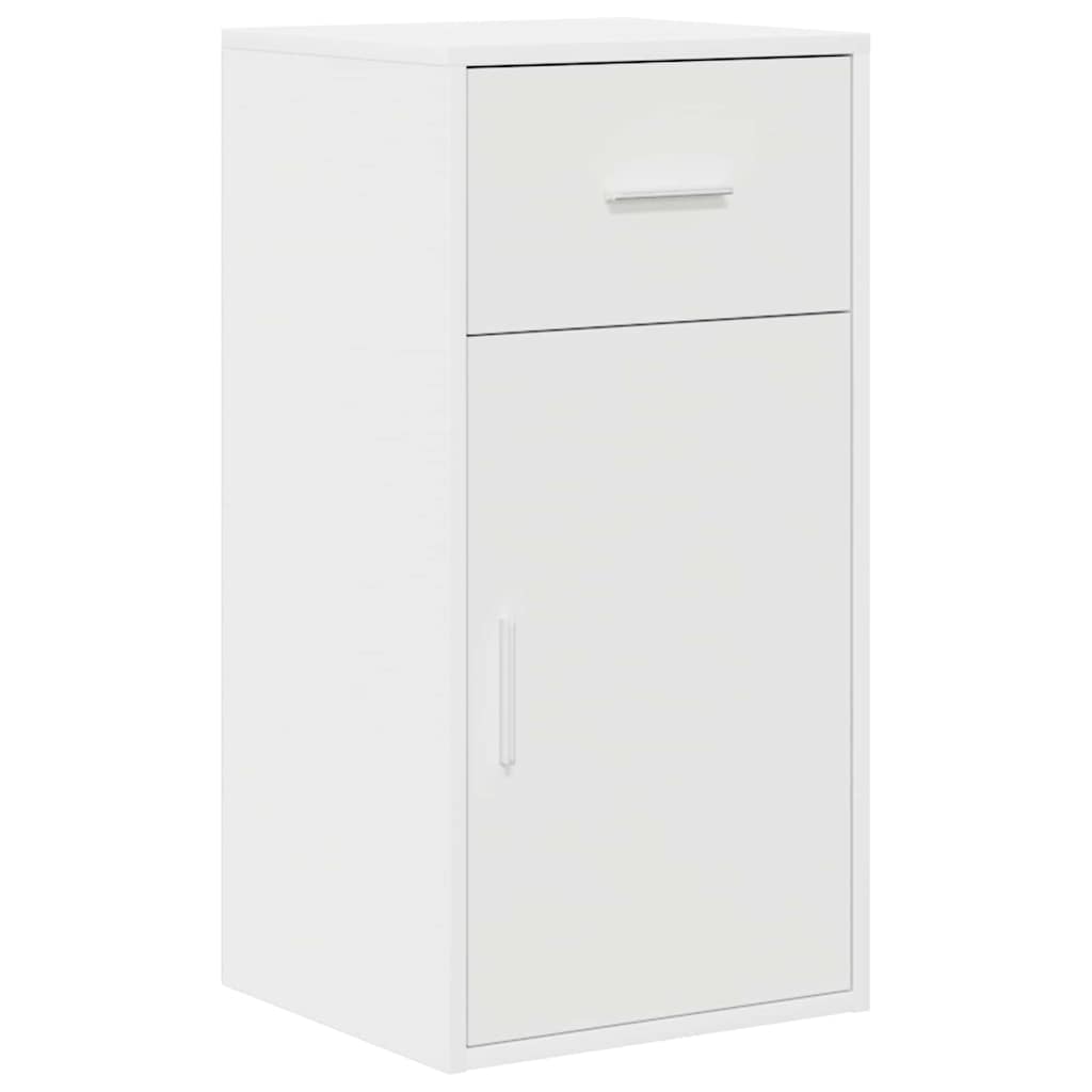 Eckschreibtisch mit Regal Weiß 102 x 50 x 75 cm Holzwerkstoff