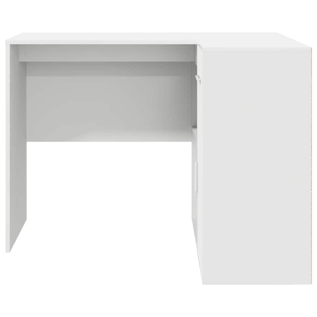Eckschreibtisch 2 pcs Weiß 102 x 50 x 75 cm Holzwerkstoff