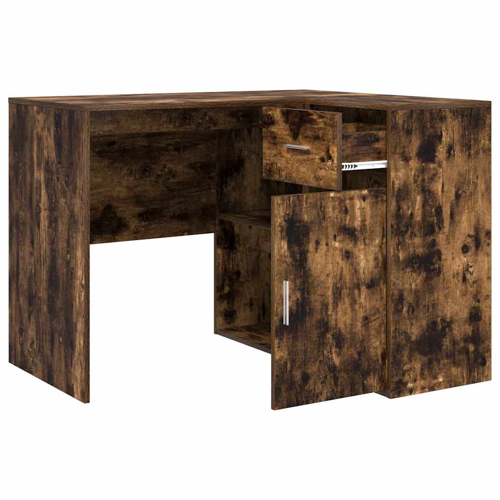Eckschreibtisch 2 pcs Geräucherte Eiche 102 x 50 x 75 cm