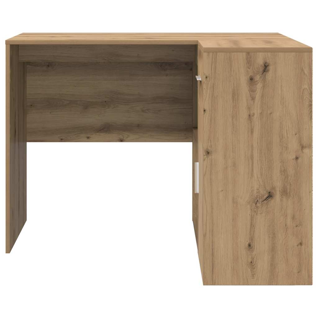 Eckschreibtisch 2 pcs Eiche handwerklich 102 x 50 x 75 cm