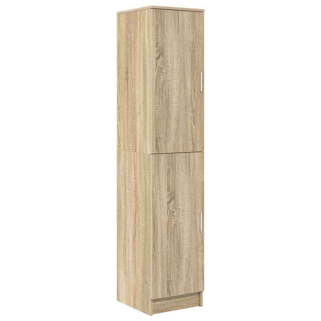 Schreibtisch mit Stauraum mit Regal mit Tür 2 pcs Sonoma-Eiche
