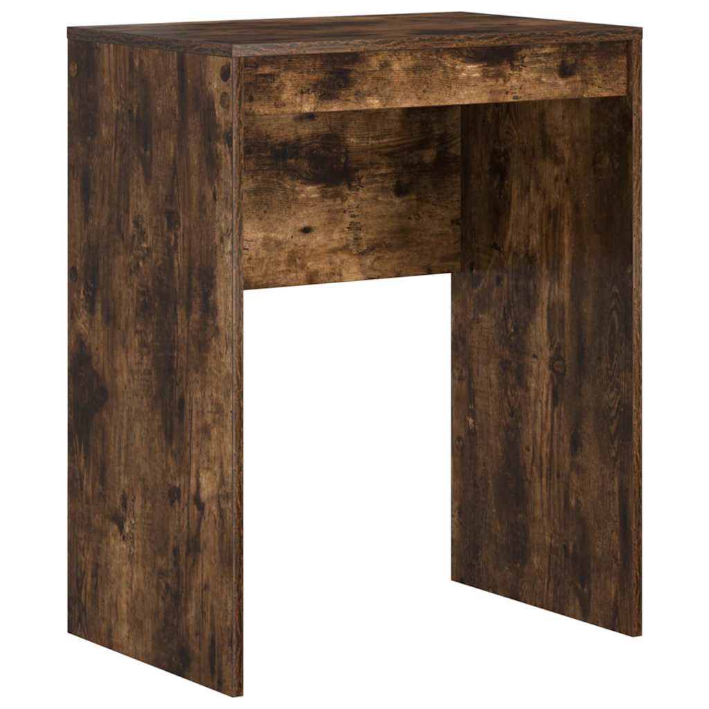 Schreibtisch mit Stauraum mit Regal 2 pcs Geräucherte Eiche