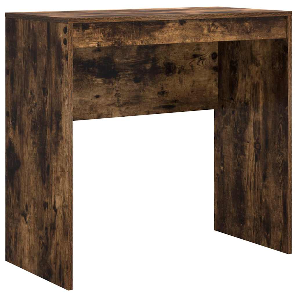 Schreibtisch mit Stauraum mit Regal 2 pcs Geräucherte Eiche