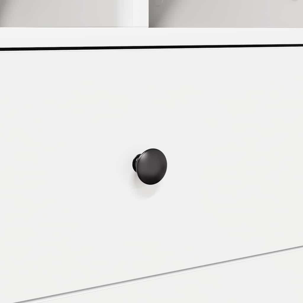 Schreibtisch mit Stauraum mit Regal 2 pcs Weiß 90 x 40 x 76 cm