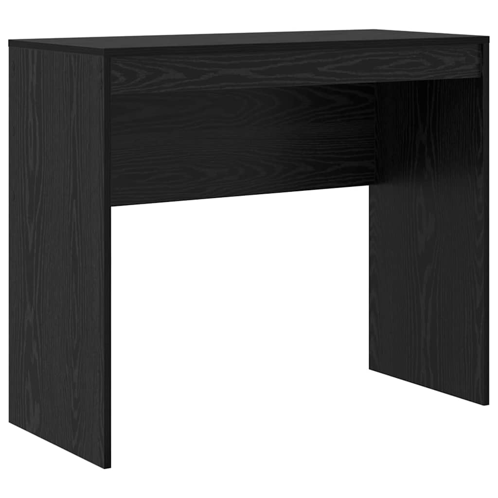 Schreibtisch mit Stauraum mit Regal 2 pcs Schwarz Eichen-Optik