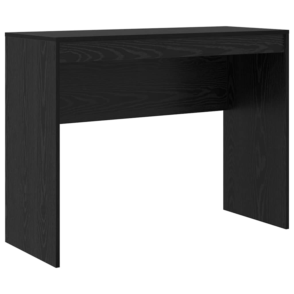Schreibtisch mit Stauraum mit Regal 2 pcs Schwarz Eichen-Optik