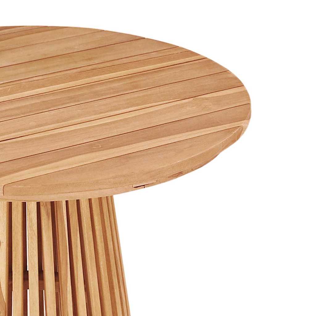 Garten-Eßtisch Braun 70 x 70 x 75 cm Teak-Massivholz