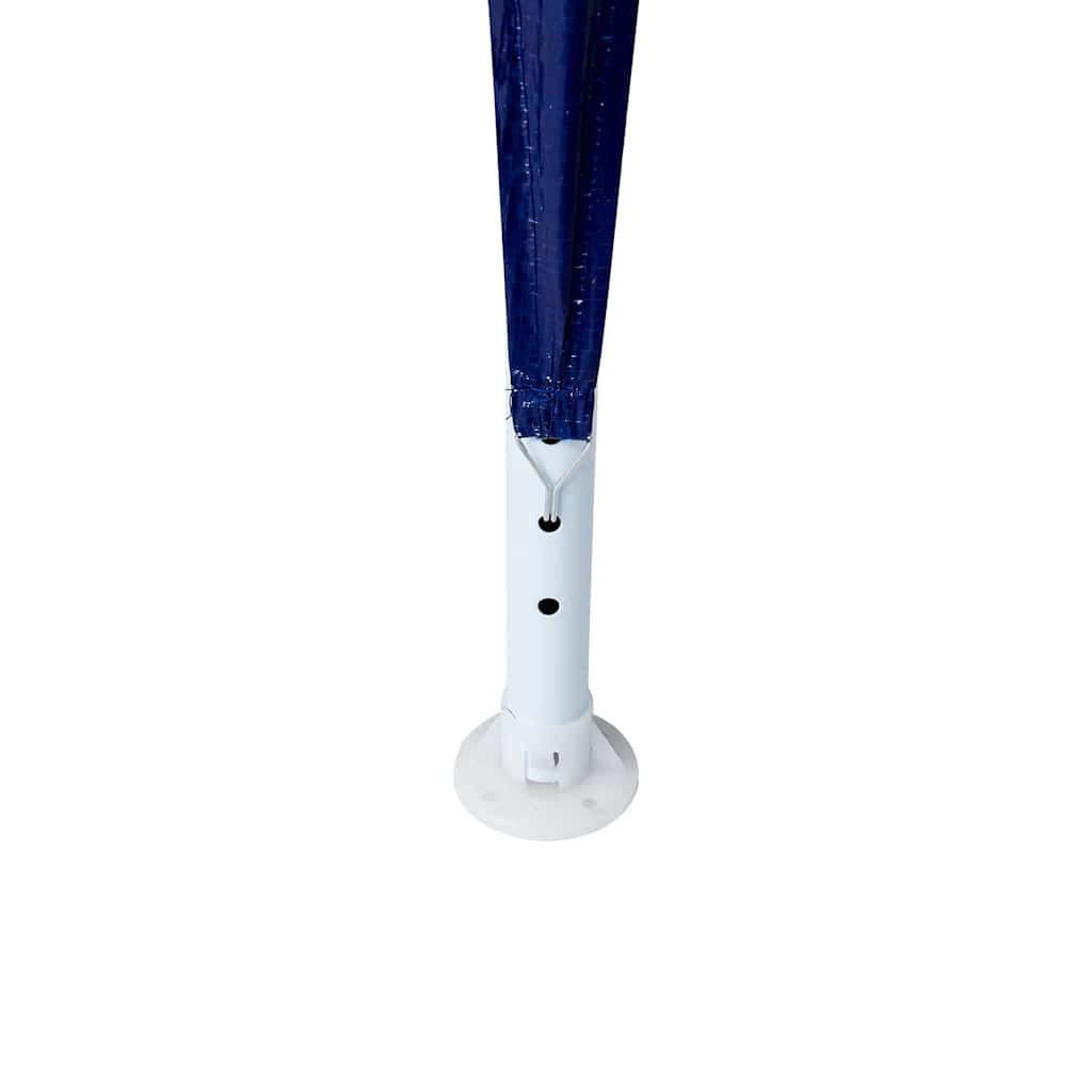 Party-Zelt Blau und Weiß 400 x 400 x 266 cm Polyester und Stahl