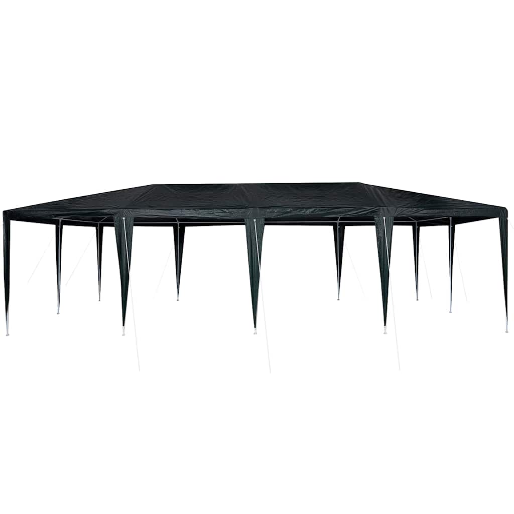 Party-Zelt Grün und Weiß 800 x 400 x 266 cm Polyester und Stahl