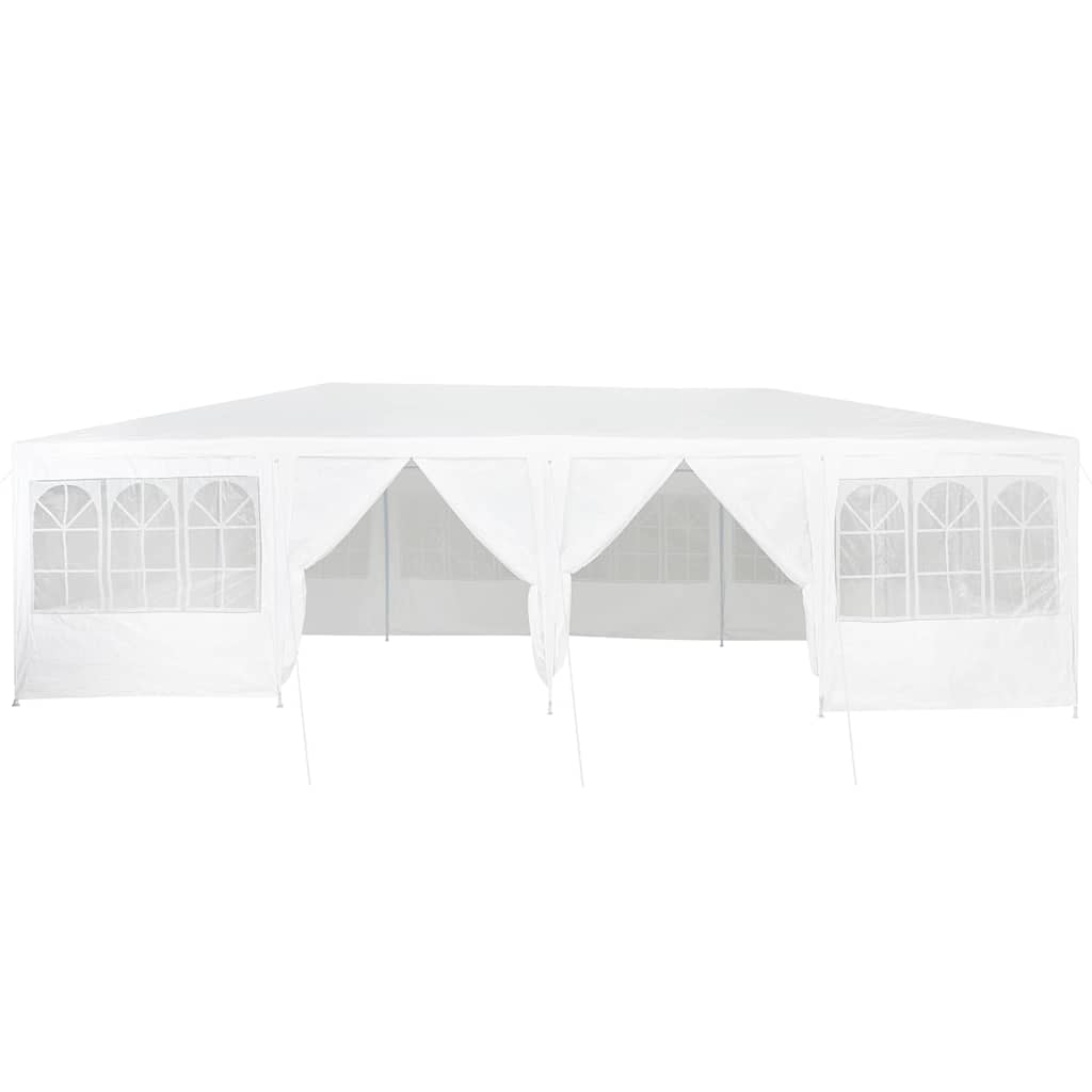 Party-Zelt Weiß 800 x 400 x 266 cm Polyester und Stahl