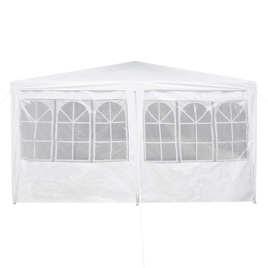 Party-Zelt Weiß 800 x 400 x 266 cm Polyester und Stahl