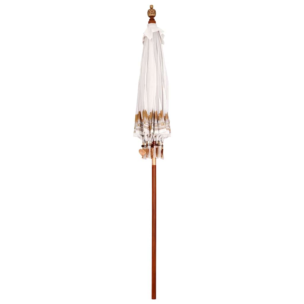 Balinesischer Sonnenschirm Creme (180-190) x 260 cm
