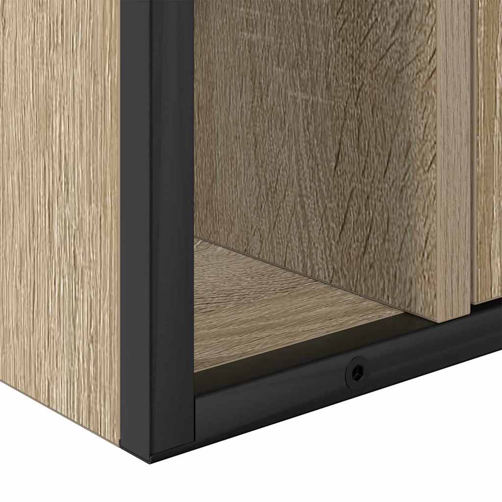 Badezimmermöbel Set mit Regal 3 pcs Braun 33 x 33 x 120.5 cm