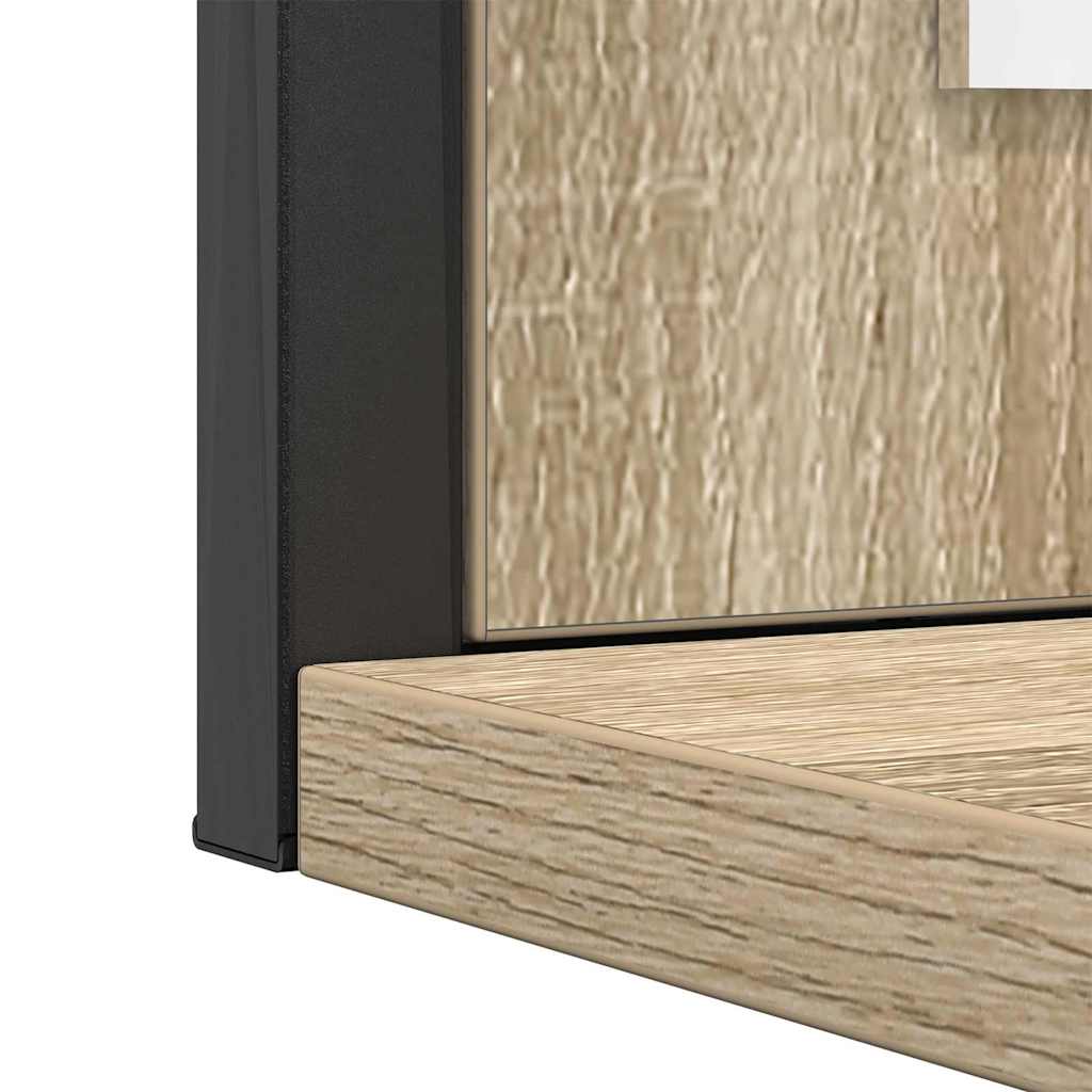 Badezimmermöbel Set mit Regal 3 pcs Braun 33 x 33 x 120.5 cm