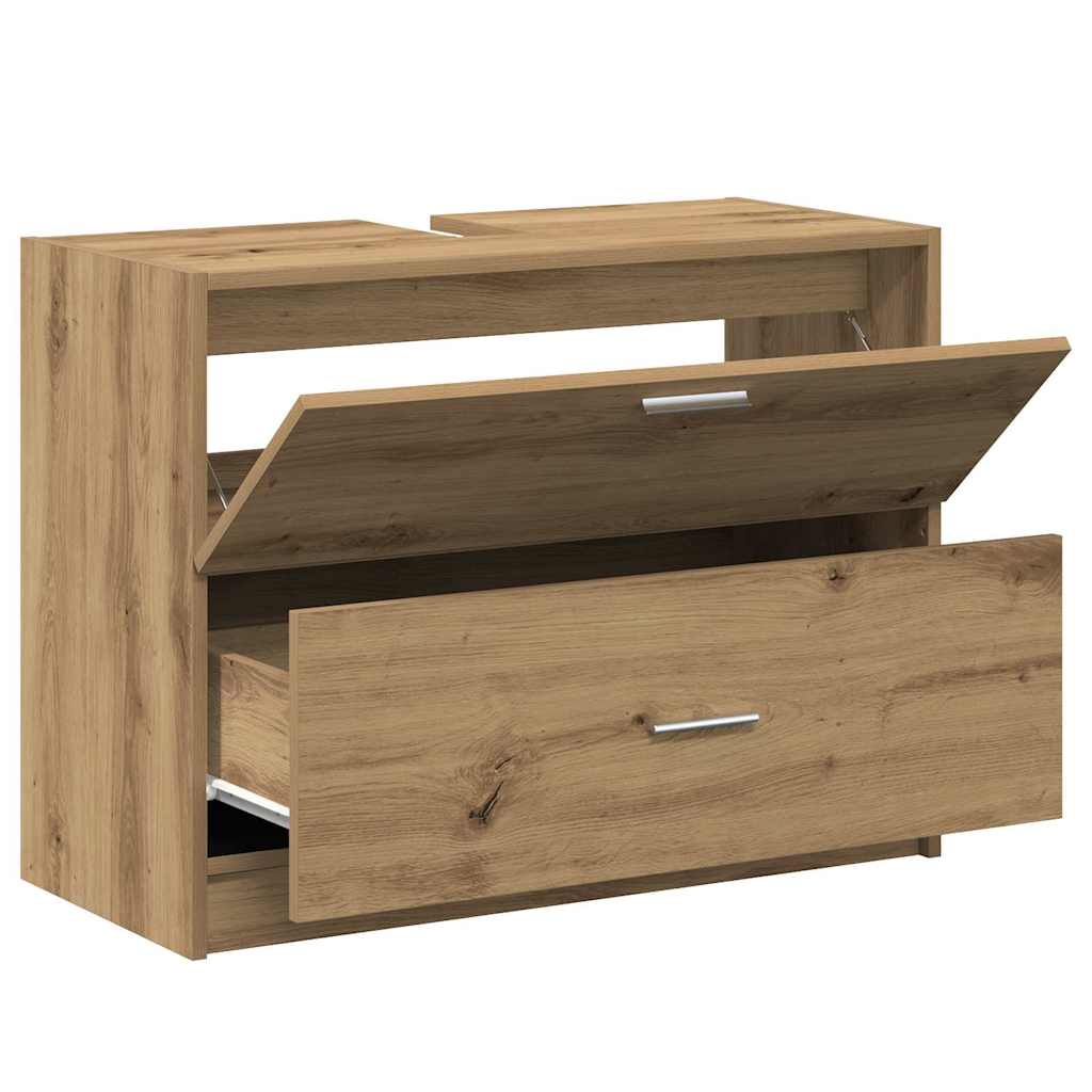 Waschtischschrank Artisan Eiche 78 x 37 x 59 cm Holzwerkstoff