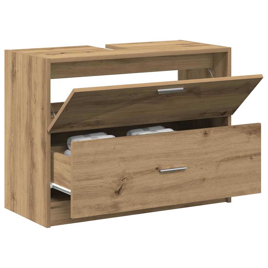 Waschtischschrank Artisan Eiche 78 x 37 x 59 cm Holzwerkstoff