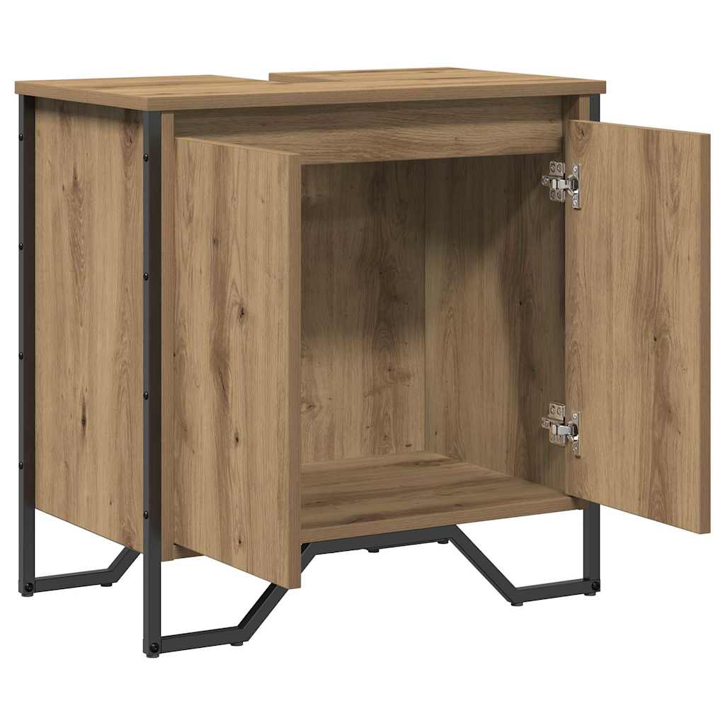 Waschtischschrank Artisan Eiche 60 x 35 x 60 cm Holzwerkstoff