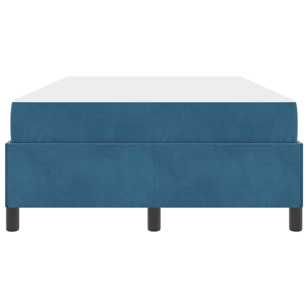 Bettgestell Dunkelblau und Weiß und Dunkelblau 120 x 190 cm