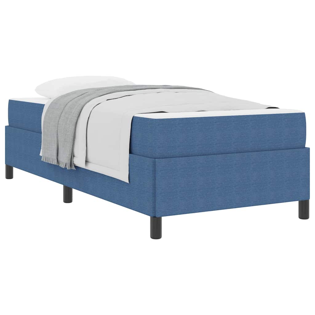 Bettgestell Blau 80 x 200 cm Cordstoff