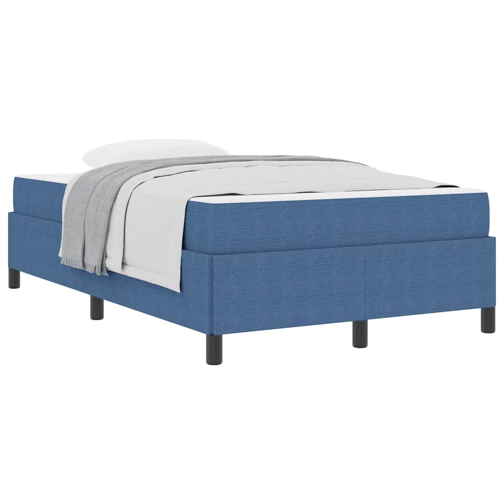 Bettgestell Blau 120 x 200 cm Cordstoff