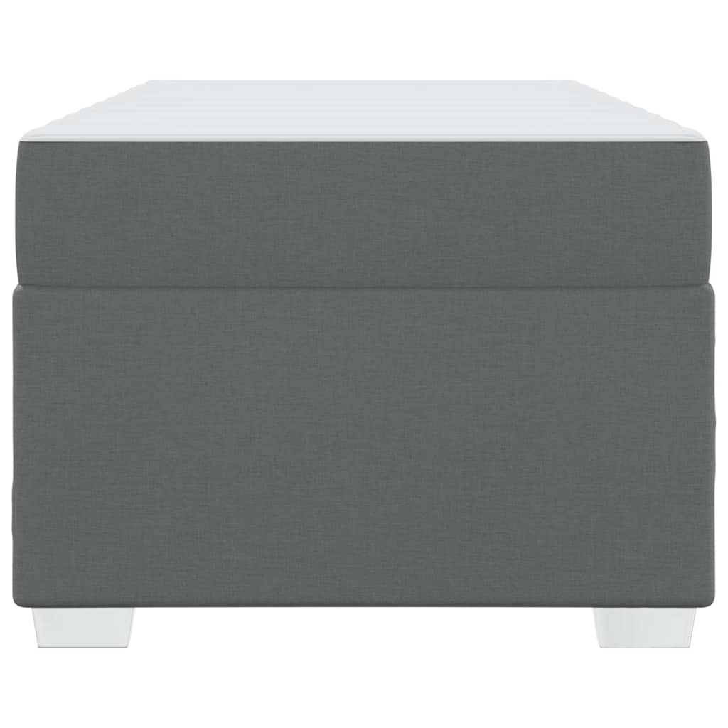 Bettgestell Dunkelgrau 90 x 200 cm Stoff