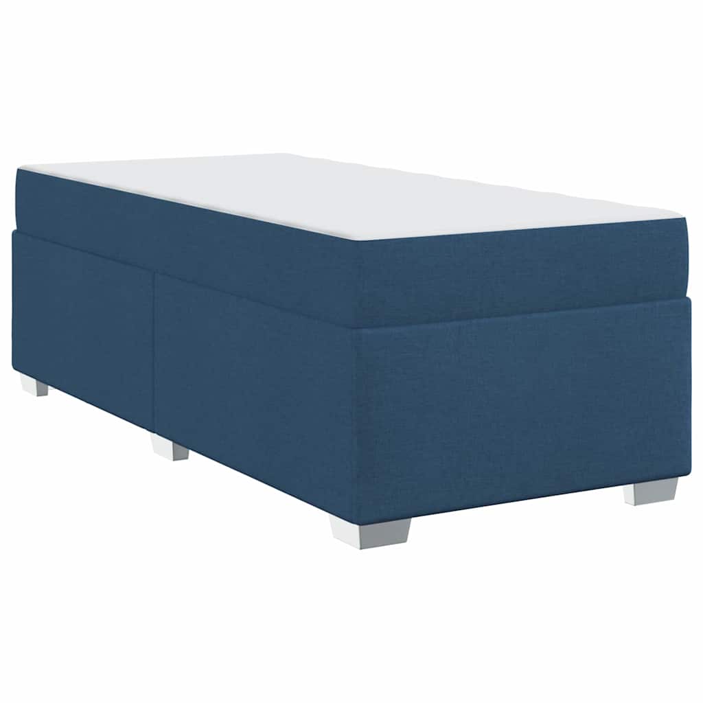 Bettgestell Blau 100 x 200 cm Stoff