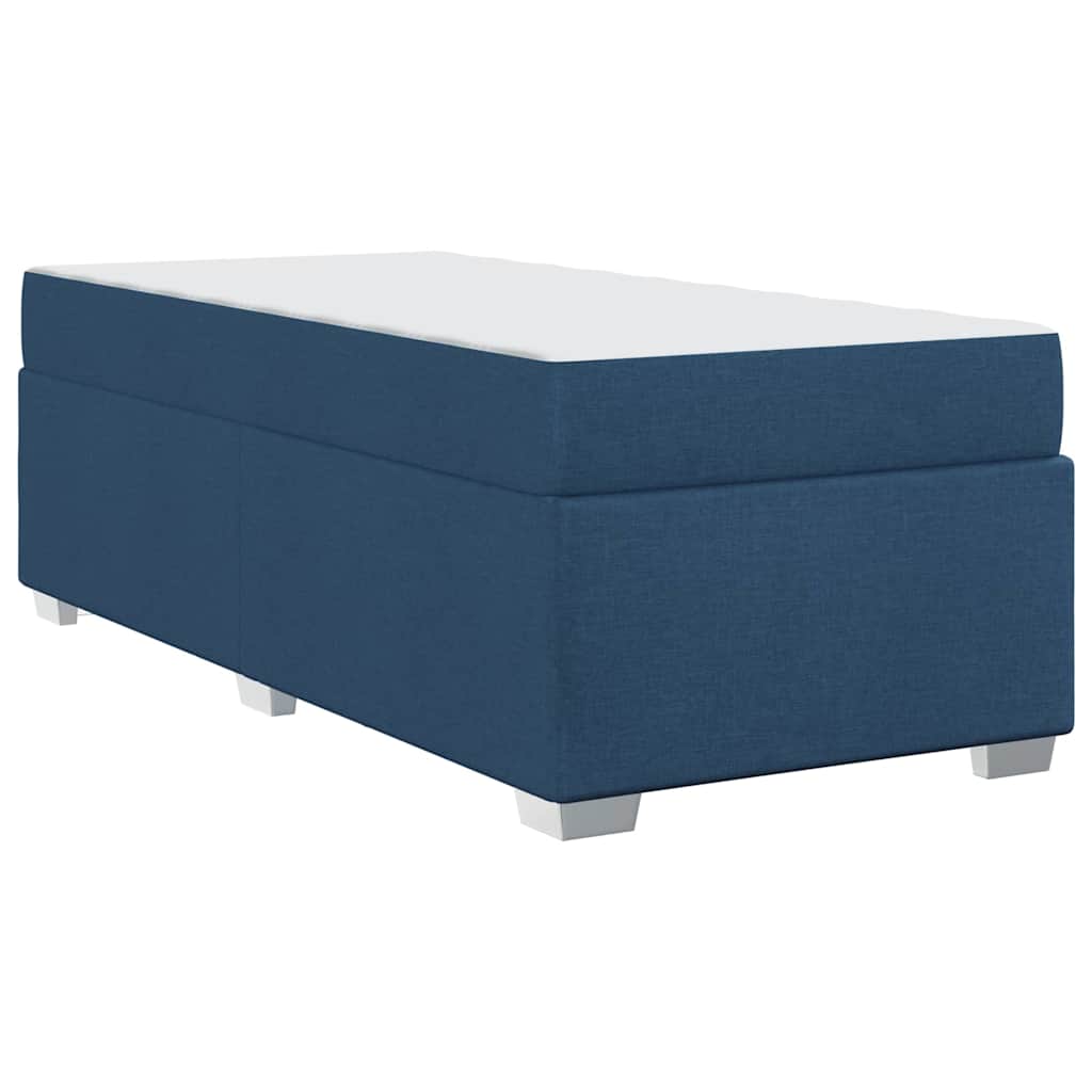 Bettgestell Blau 100 x 200 cm Stoff
