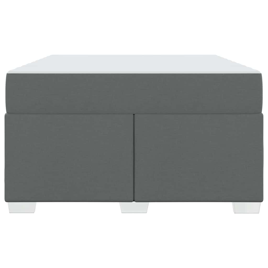 Bettgestell Dunkelgrau 120 x 190 cm Stoff