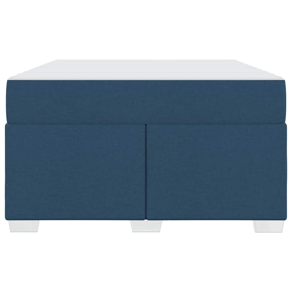 Bettgestell Blau 120 x 190 cm Stoff