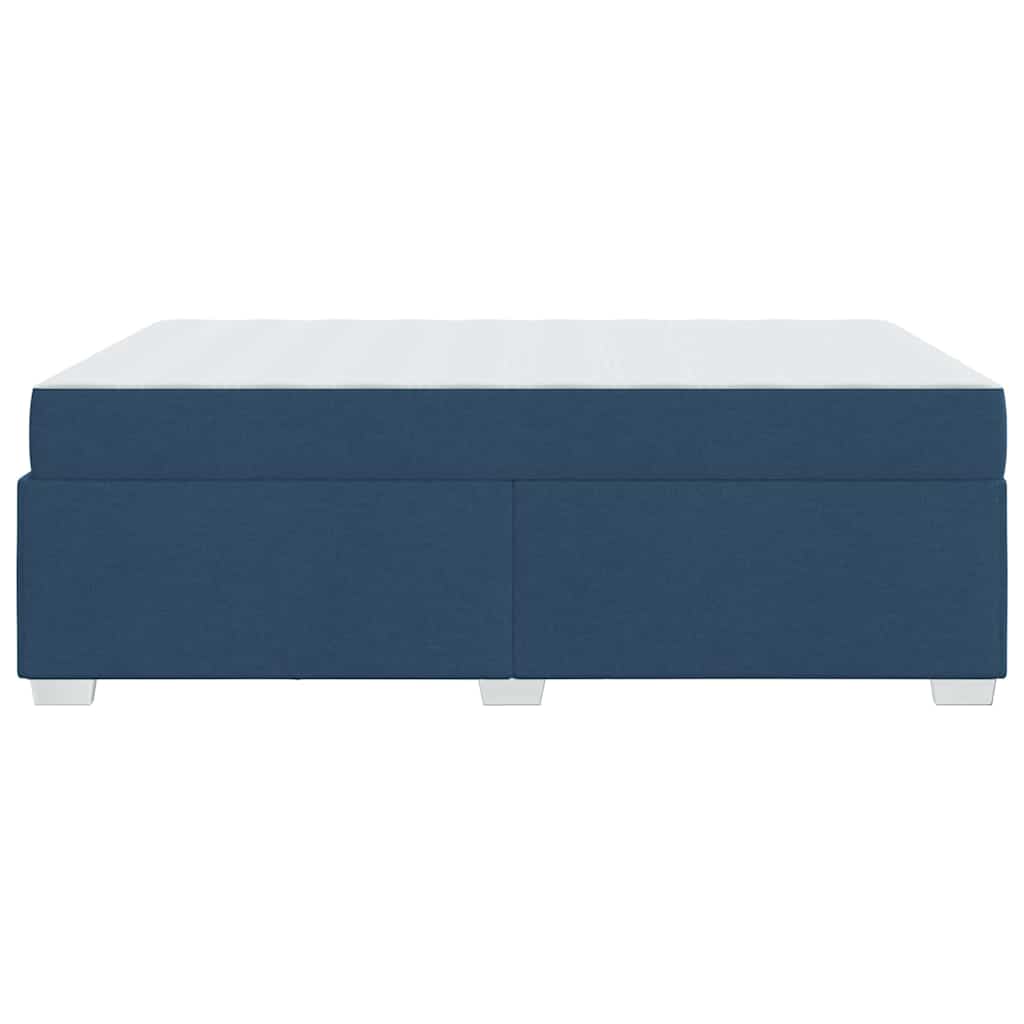 Bettgestell Blau 140 x 200 cm Stoff