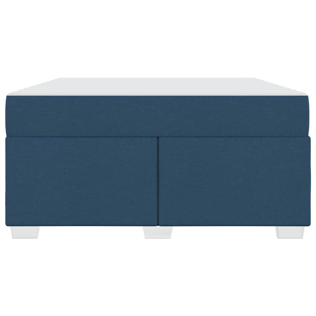 Bettgestell Blau 160 x 200 cm Stoff