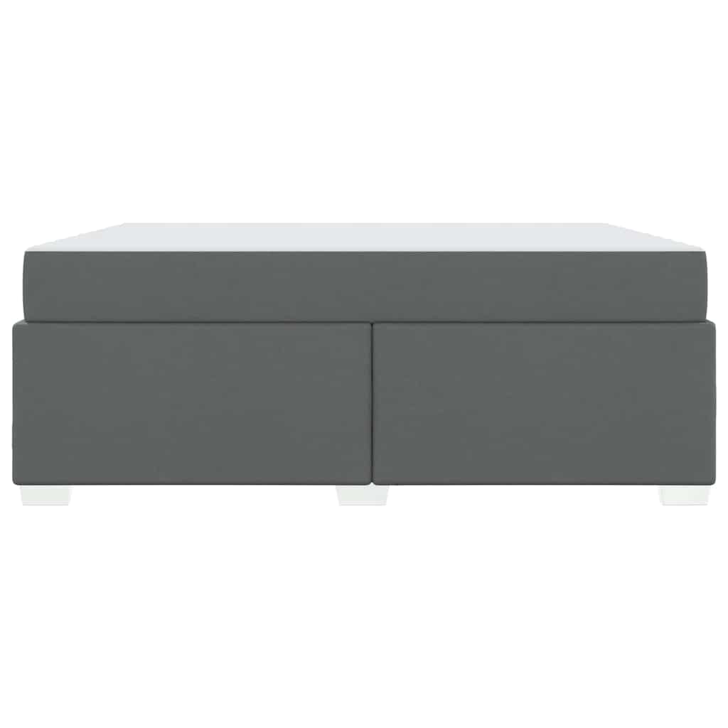 Bettgestell Dunkelgrau 180 x 200 cm Stoff