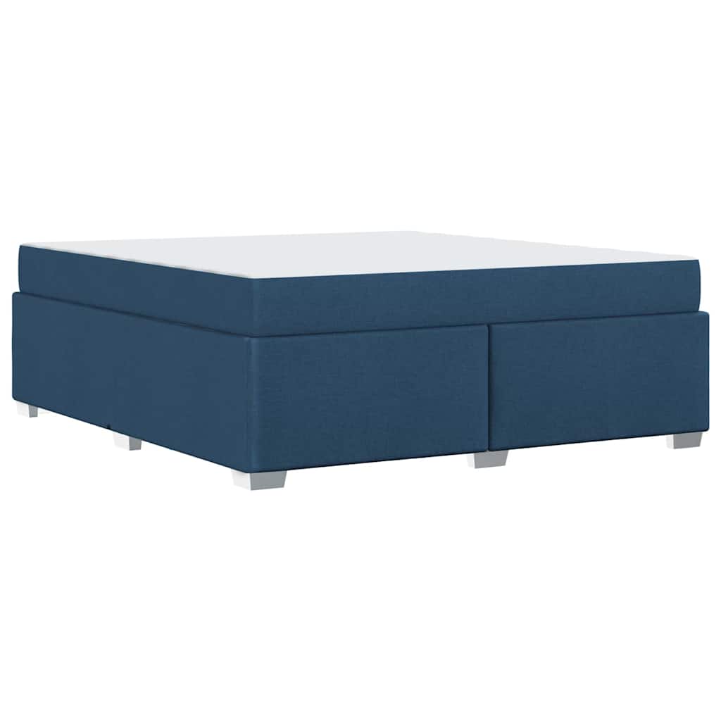 Bettgestell Blau 180 x 200 cm Stoff