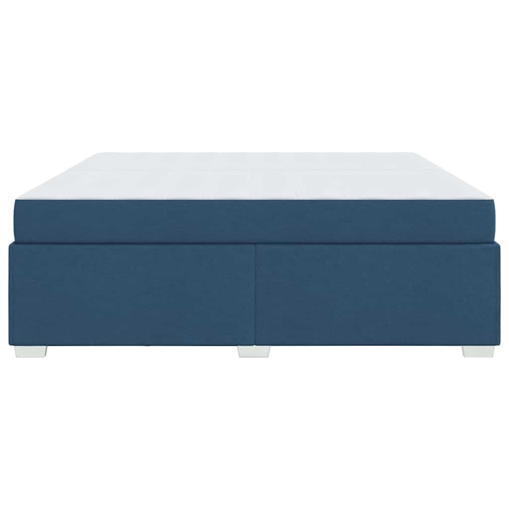 Bettgestell Blau 200 x 200 cm Stoff