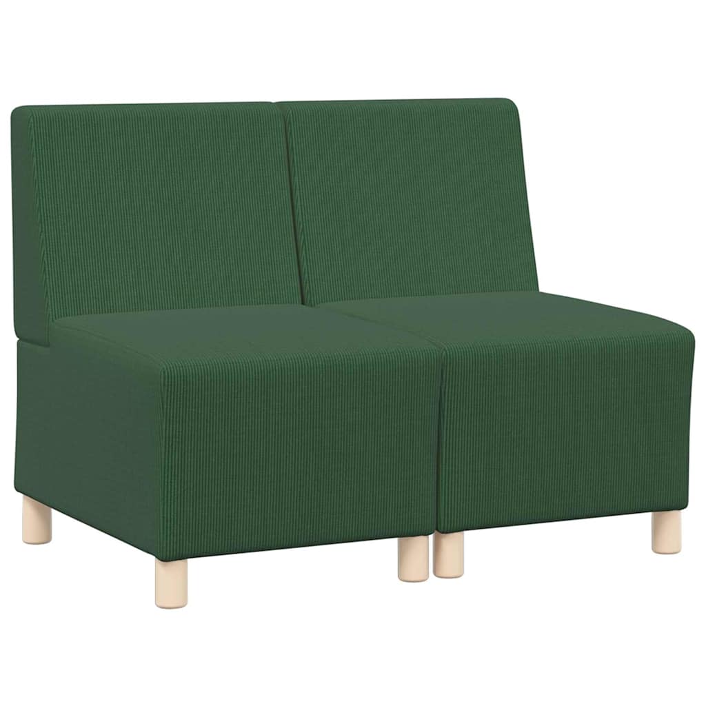 Modulares Armfreies Sofa 2 pcs Dschungelgrün 55 x 74 x 82 cm