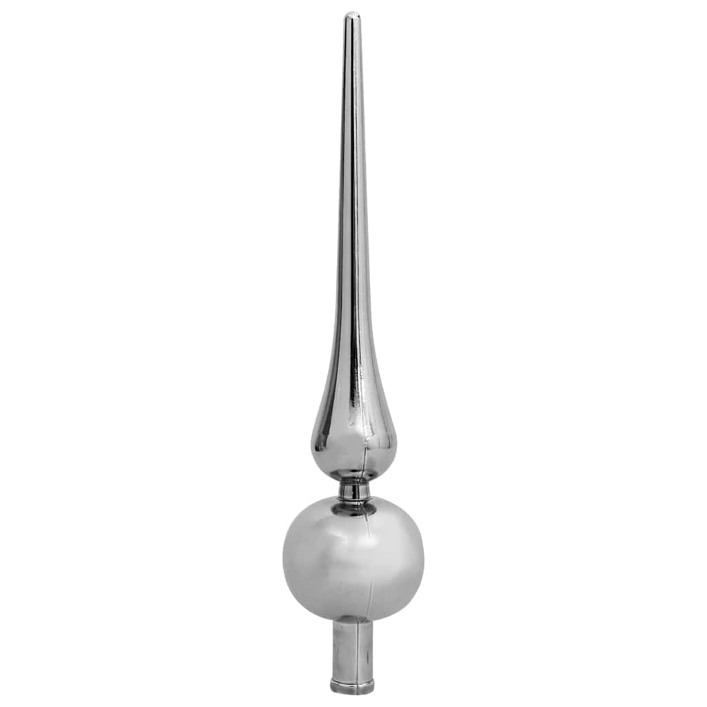 Weihnachtsbaum mit dekorativen Saitenlichtern Silber 180 cm