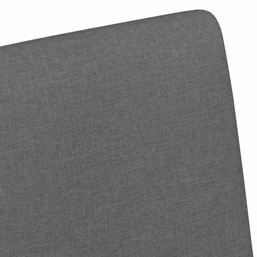 Esszimmerstühle mit Rad 2 pcs Dunkelgrau 57 x 66 x 94 cm Stoff
