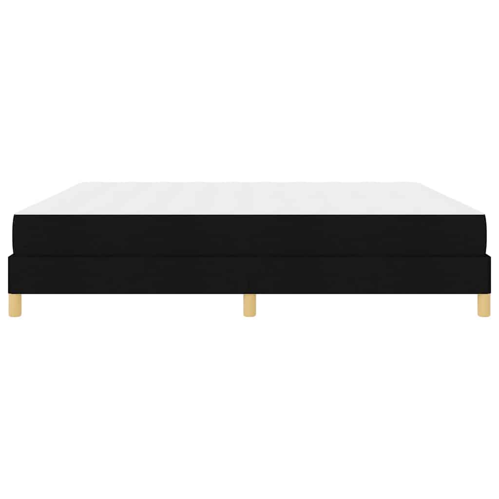Boxspringbett Schwarz und Braun 200 x 200 cm
