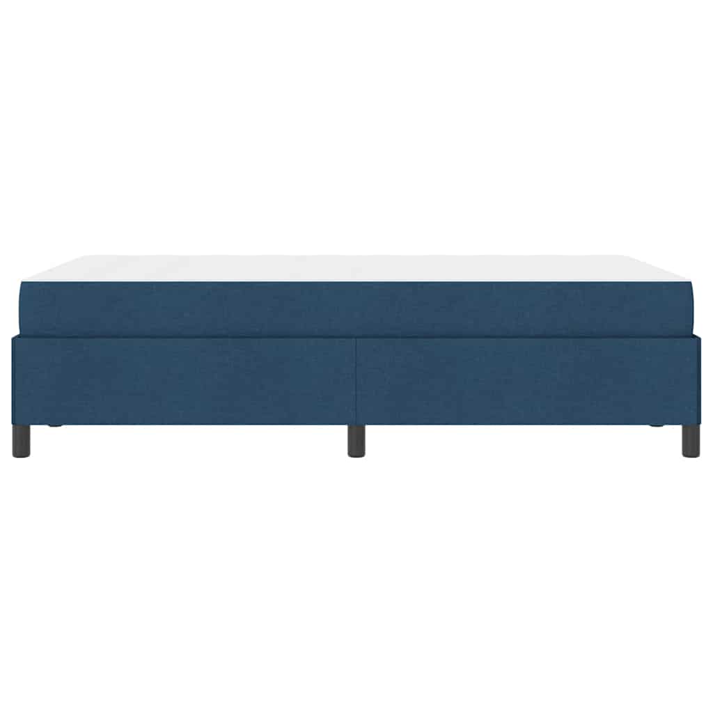 Boxspringbett Blau und Schwarz 120 x 190 cm