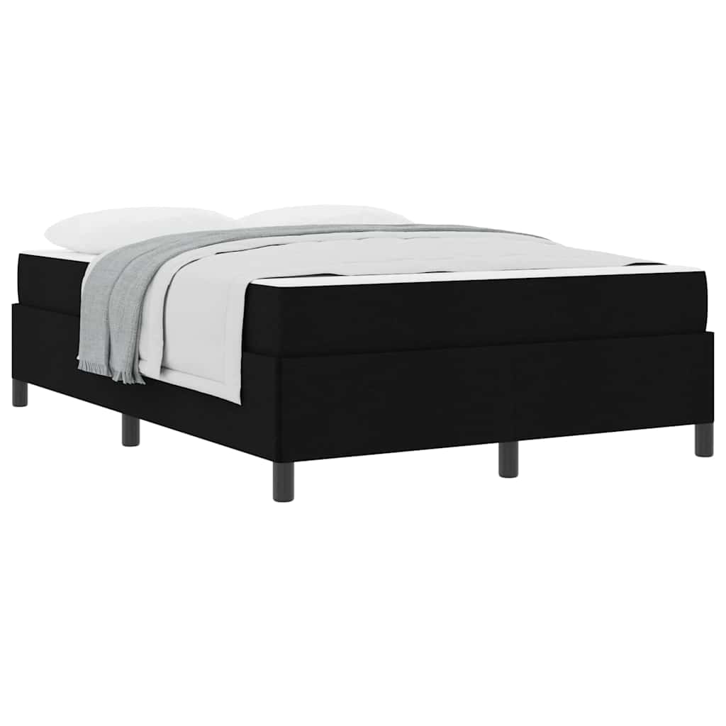 Boxspringbett Schwarz und Schwarz 160 x 200 cm
