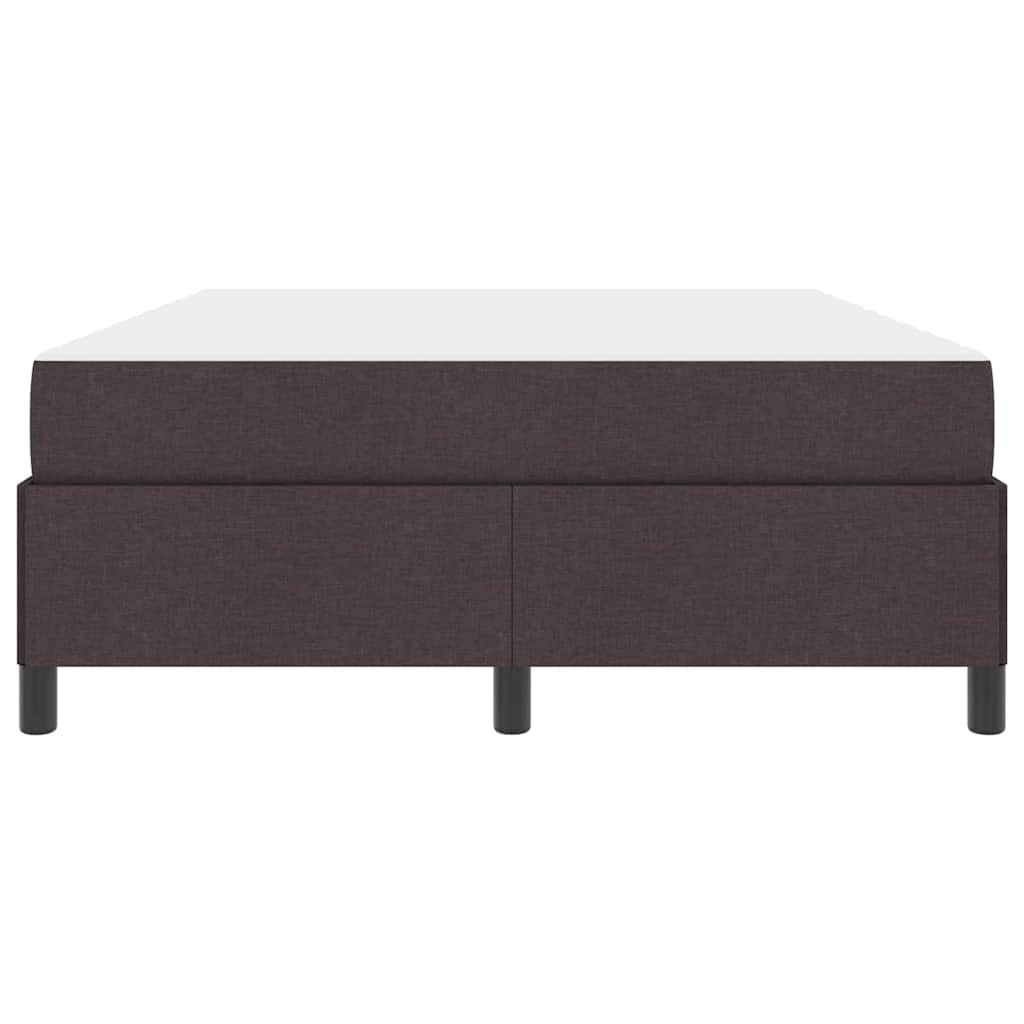 Boxspringbett Braun 160 x 200 cm Stoff, Ingenieurholz